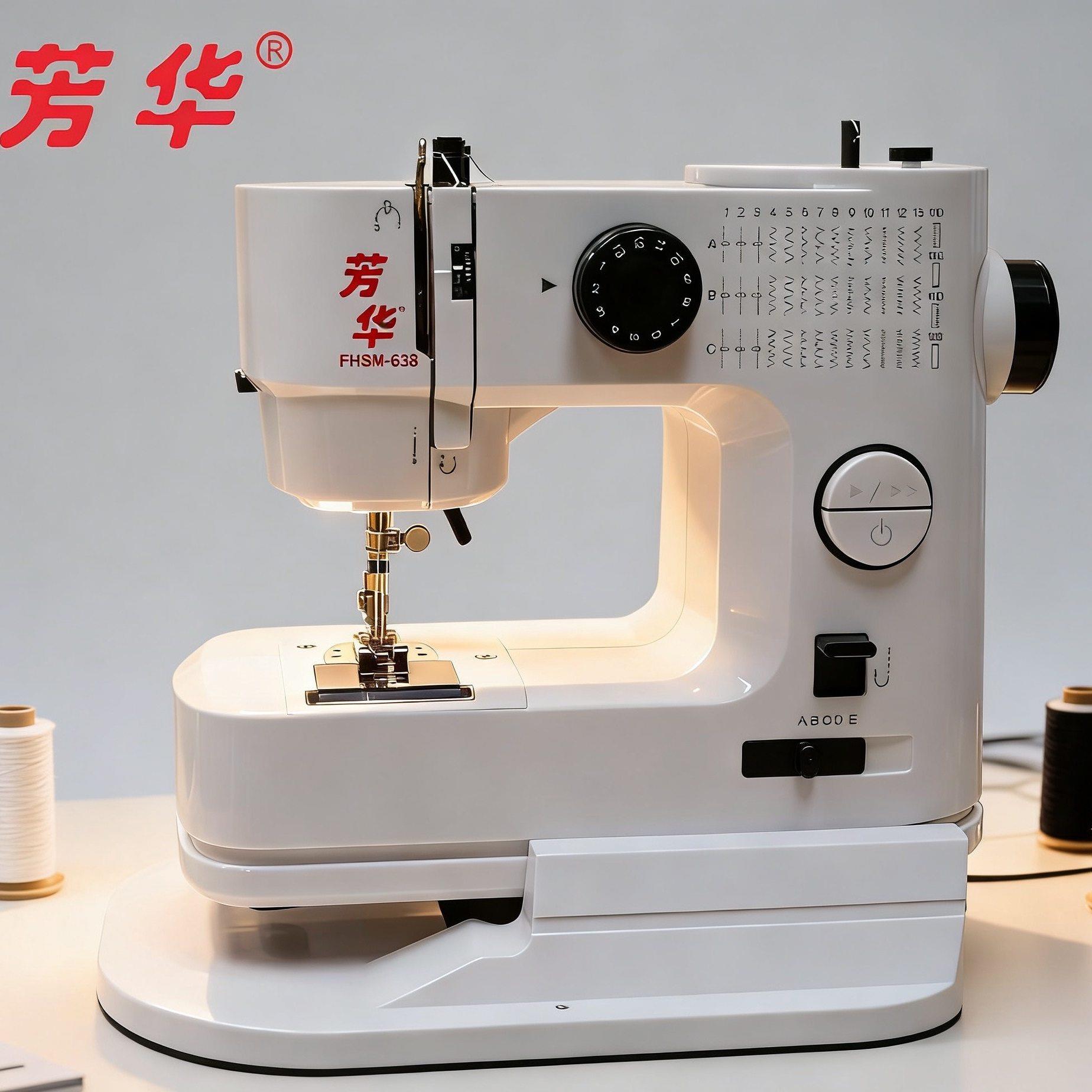 缝纫机638家用电动小型台式简易锁边锁扣眼带加大扩展台新手友好