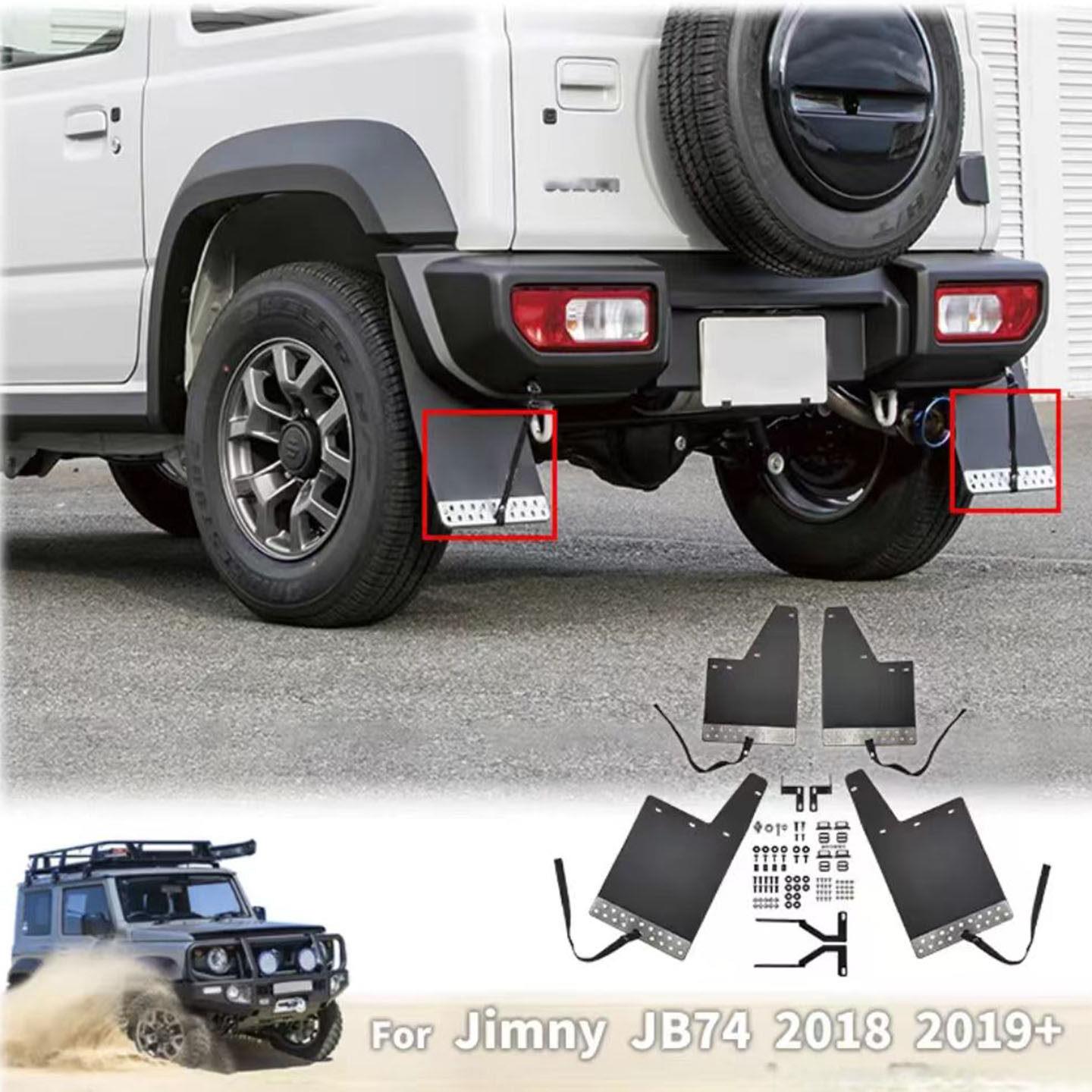 适用2019-2026新款吉姆尼Jimny74汽车挡泥板前后轮胎外饰改装配件