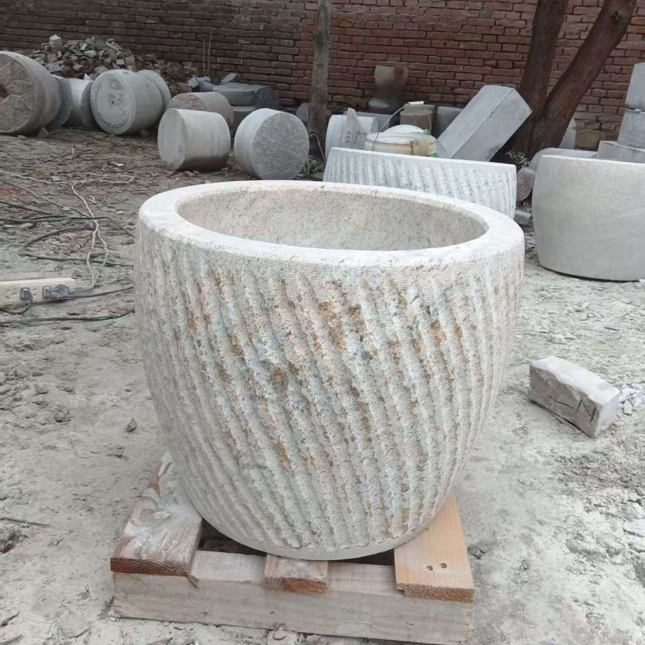 特大号老式石臼-传统石磨手工具-石磨研磨器-年糕糍粑辣椒磨