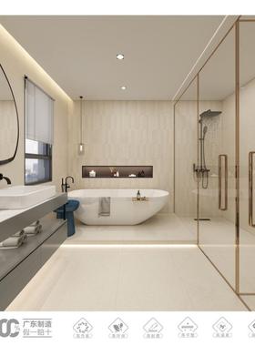 法式古风莱姆石瓷砖60中0x0120浴卫生TQ12611间室墙砖别墅院子室