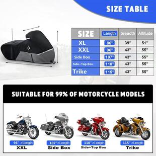 摩托612防车车衣尘防雨防水托车防雪机车罩适用摩于维雷戴森路王