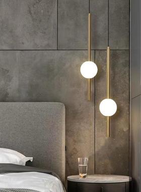 床梯头客厅餐线厅吧台转吊灯现代简约复式楼旋超长光管87746楼间