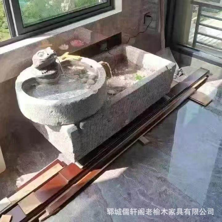 槽景区植0632盆栽摆件公园农村老民宿花盆石槽磨盘猪槽石牛槽旧石,家居饰品,石雕,淘宝优惠券,粉丝福利购,淘宝优惠卷