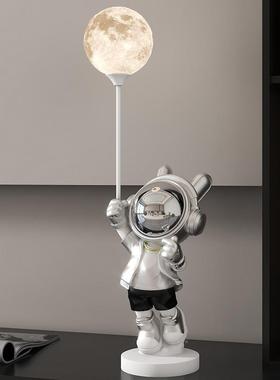 太BCY空人心宇航比桌面搬小夜灯摆员件客厅卧室乔迁新居新家装饰