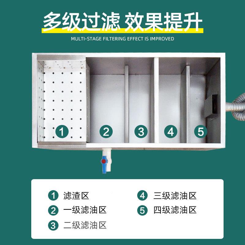 锈钢油水分离器餐过滤油水过滤器隔油池不废水理设备饮油处水过滤