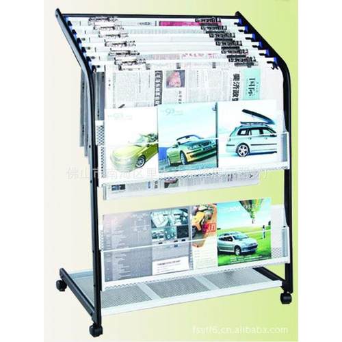 报刊架定制料报W-3属架刊架厂家金资杂志架定制
