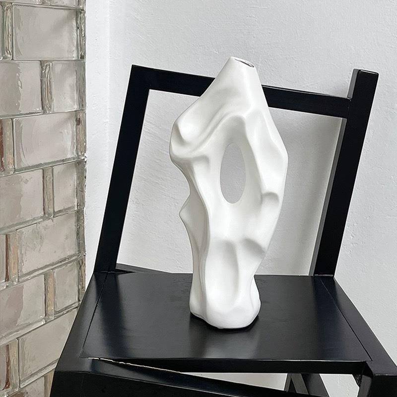 高插厂家直供颜值桌面陶瓷摆件ins干风玄关家居装饰花瓶北欧风花