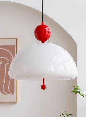 油北欧餐厅茶吊灯卧中古法式包豪斯奶风简约室床头81915室吧台餐