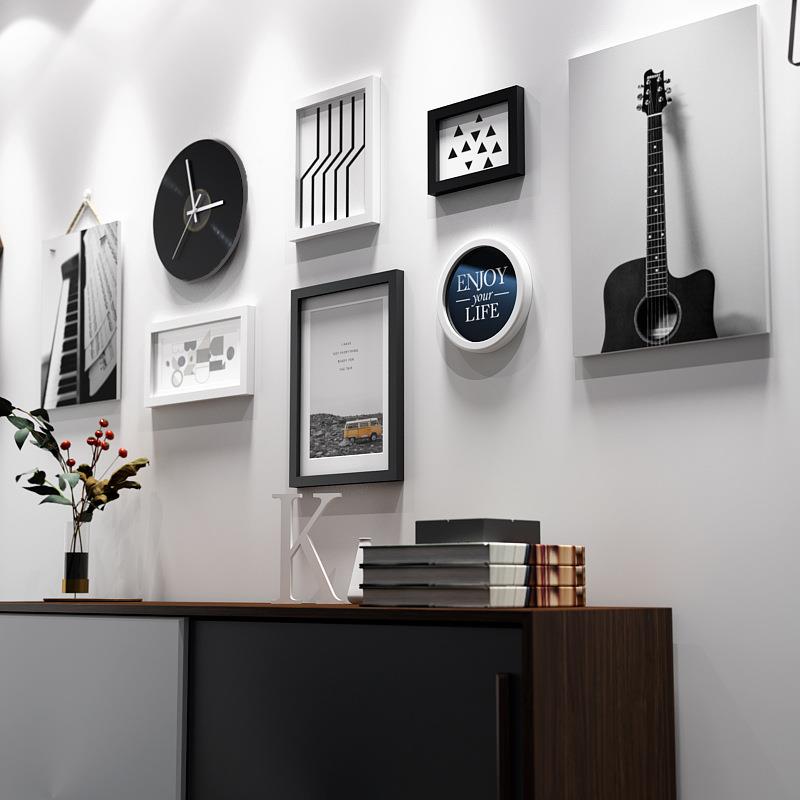 包木邮梅因/简约创实/9822相框意照片墙/相框墙