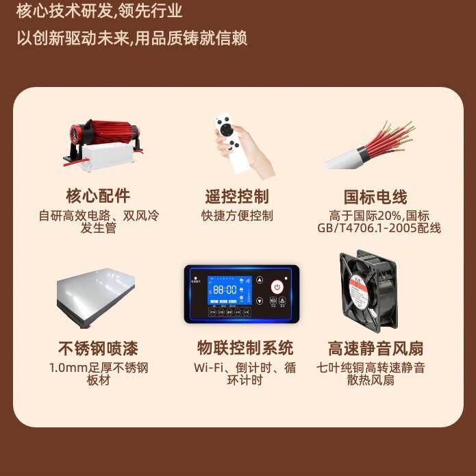 飞歌挂式壁臭氧发生器品车厨间灭菌商用臭氧消食KVG毒机后油烟净