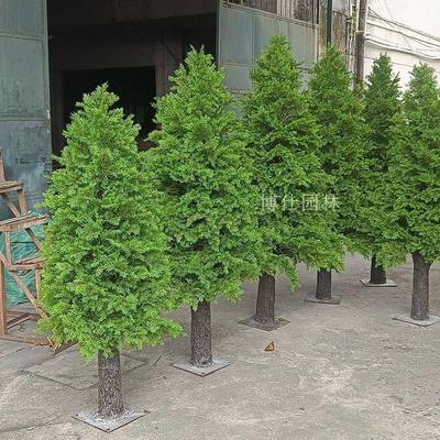 装仿真LB-C057树内外园林工程假树龙柏松商场酒店饰室绿植罗松汉