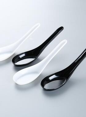 力海卓th66一次性勺子布料BSX透明中式汤勺匙羹甜品丁塑外卖小勺