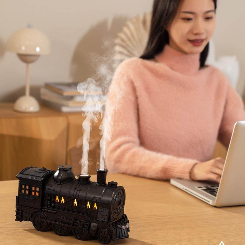超厂家新品香声波香机火车吐圈薰灯吐圈无品牌/圈佰薰雾仪家用火