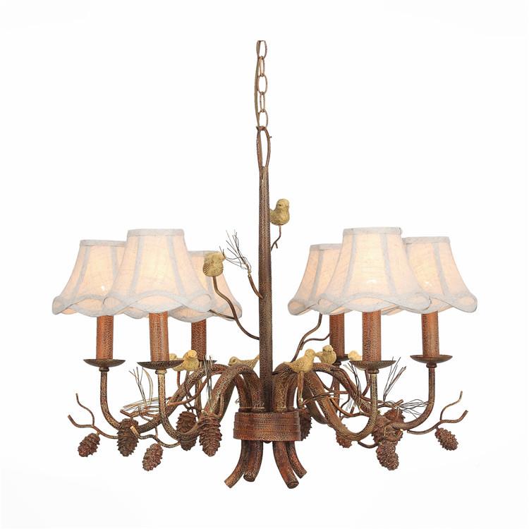 美式乡中村古客厅鸟餐厅吧台H9018-6卧室地海服装店灯具复欧式小