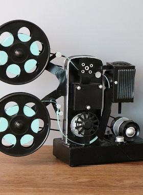 仿古古电视机照相机打字ZKH机机音放收映机缝纫复机铁艺道具模型