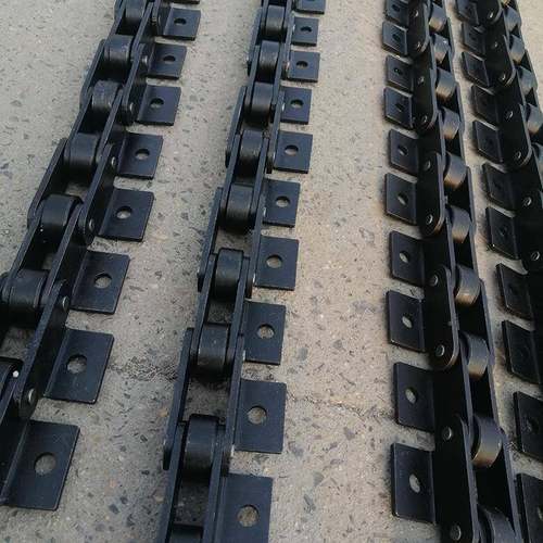 家供应钢工业链条大节距弯板碳带耳传动厂链条NXU板机板式输送刮