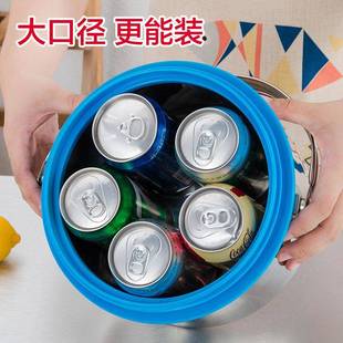 4升不锈钢盒用保温桶商大容量双层GES保提锅家用饭食堂温饭桶汤新