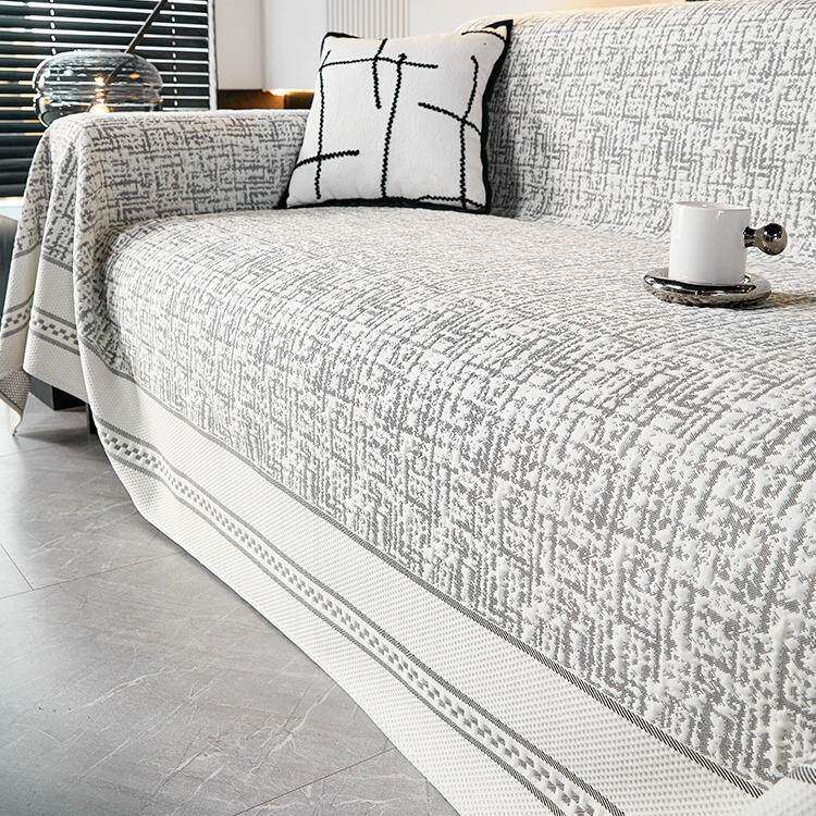 冰丝感沙发巾巾全夏季凉防滑坐垫子光明沙发套罩夏天款沙发盖布盖