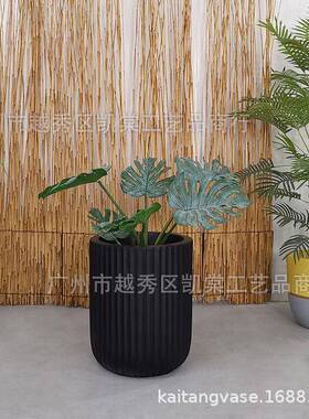 简约is地花瓶商场氧酒n店咖啡厅室JY55129落内仿真化镁软装景观美