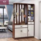 入户进门285客厅隔玄关柜屏风隔断柜客厅遮柜挡断衣帽架鞋 风挡现