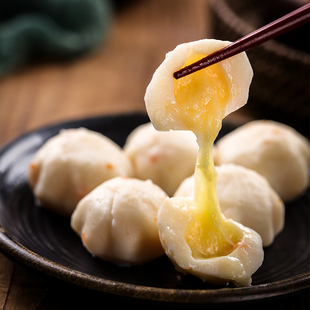 鱼极火锅丸子芝士宝160g拉丝火锅料食材关东煮串串麻辣烫