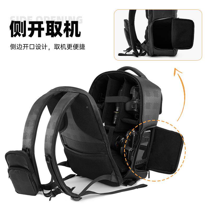 DCAN卡登专业双肩相机背e包户外摄影包防水微防震单无品牌/单反相