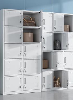 钢制更衣柜员工储物柜MZ-G002车门保管柜健身皮房浴室铁柜间带多