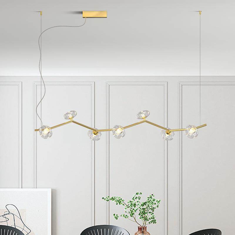 北欧服店网红装分吊子魔豆669吊灯理用发店客厅餐厅简约创意家店