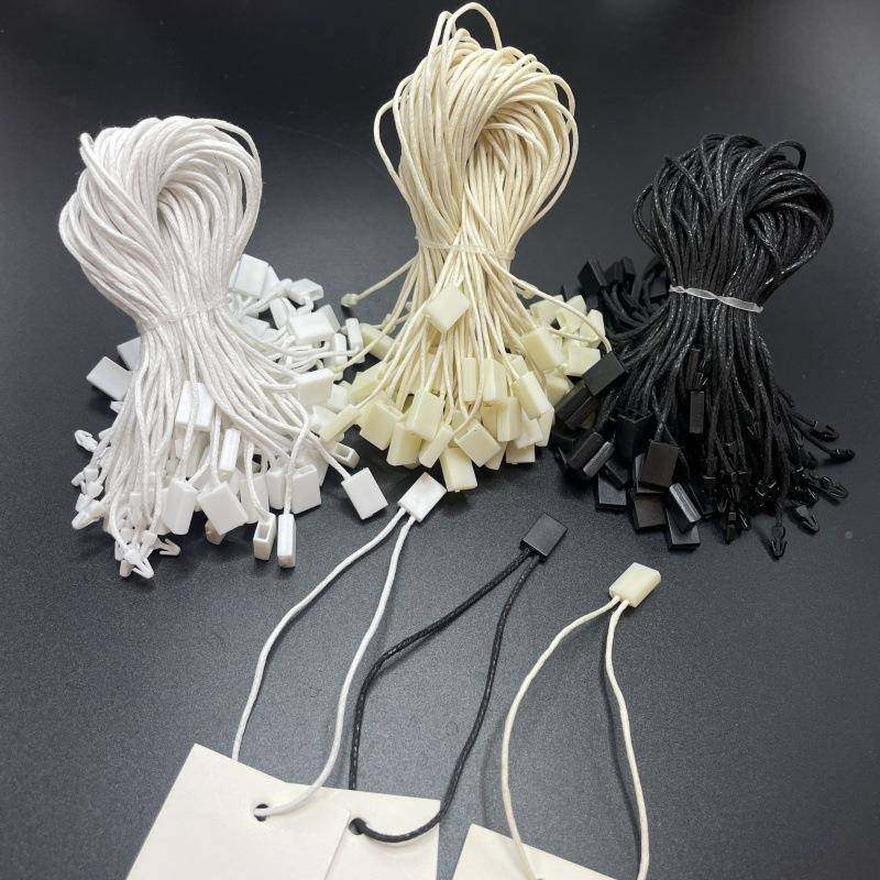 厂家直一性次吊单RPX次使用吊牌粒绳销吊粒吊绳现货通用蜡线