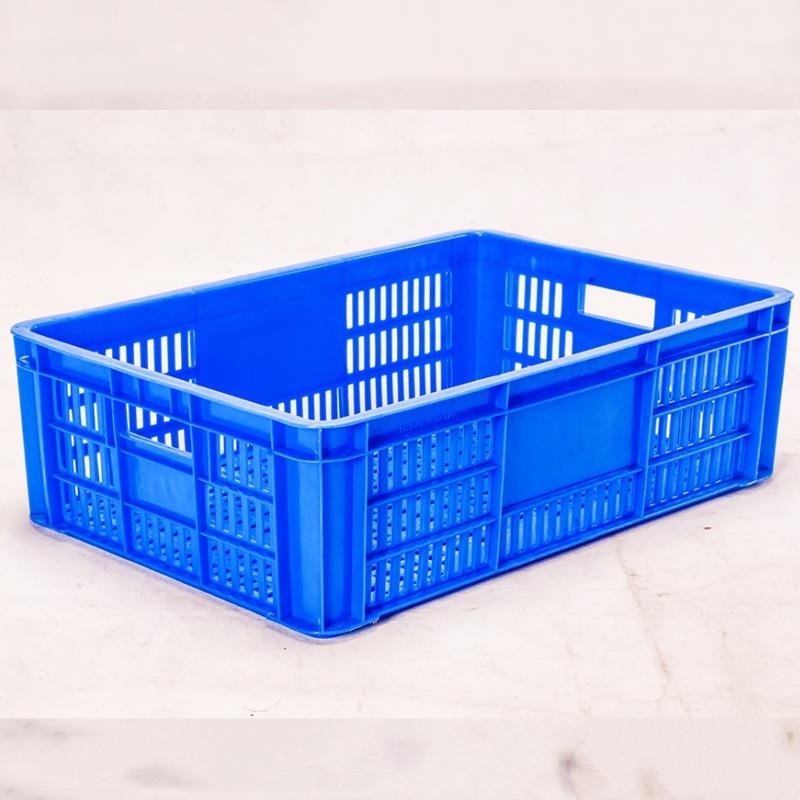 长方形果塑料筐工用镂空周转筐塑料匡子业海鲜冷冻OAP菜龙虾蔬胶