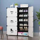 柜出柜租 卧室落地宿舍尘组XIV装 鞋 架子多家用门口结防实简层易鞋