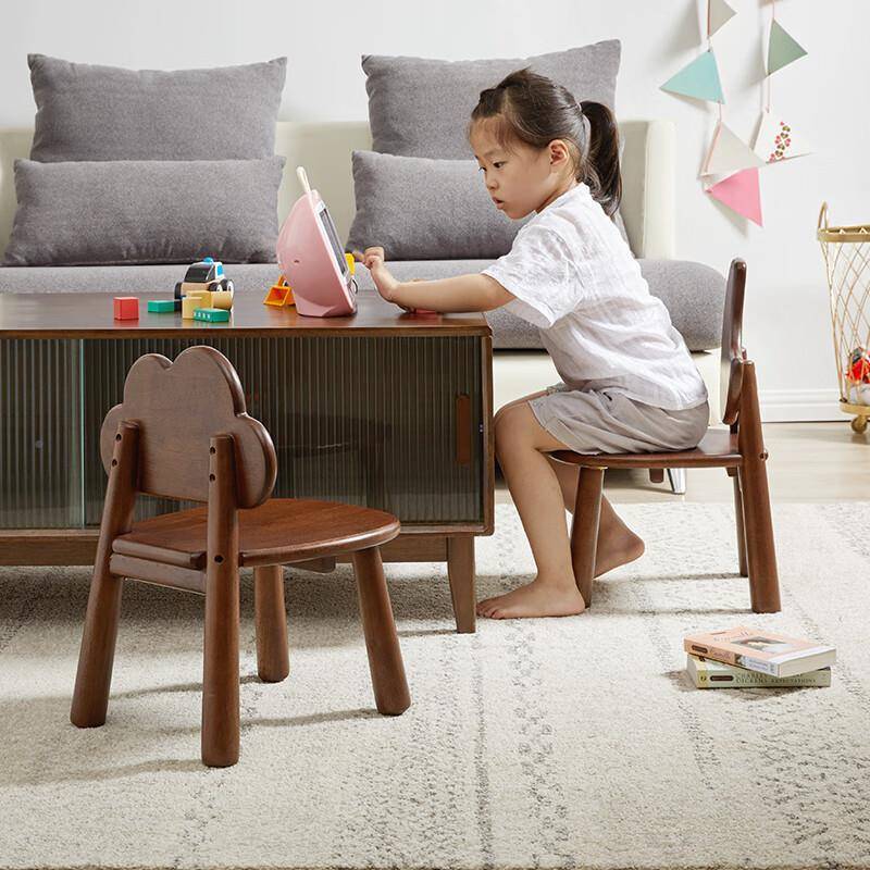 172实小凳子家凳凳用客厅圆板可爱创意儿童木靠背木椅子矮换鞋凳