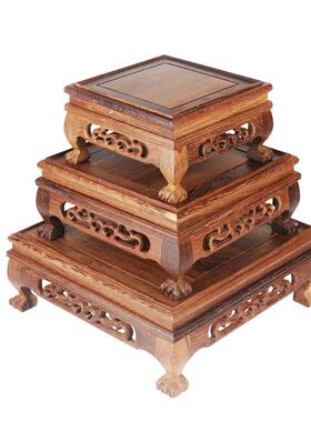 加高家用佛垫高底观音底莲花像座有线座虎脚座8台佛像底座