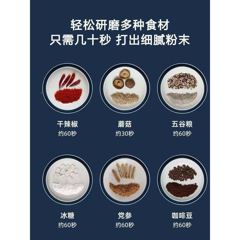 新款多功研研磨机打粉机啡家用能干磨机五谷杂粮便携咖YMJ01机磨
