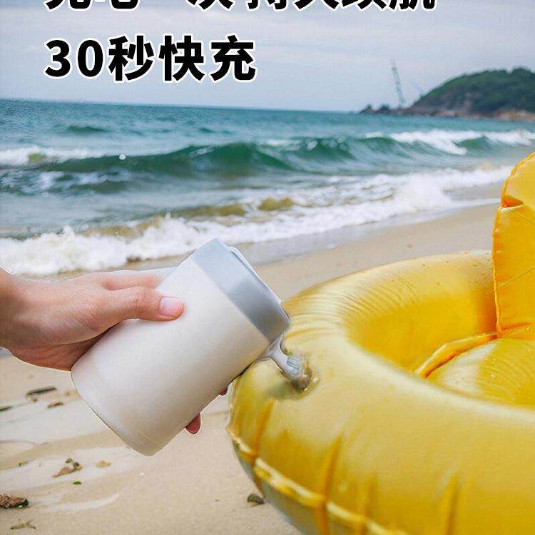 游泳圈游充气泵打气筒充垫气床抽气真空压儿缩袋电泵724童泳池打