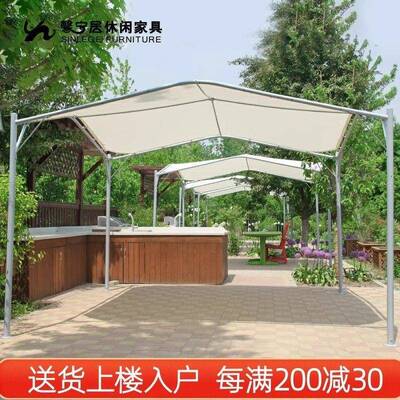 馨宁居 新款户外凉亭遮阳棚庭院伞摆摊花园阳台全套室外伞太阳伞