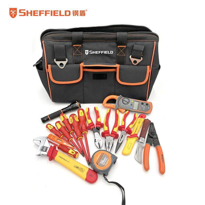 钢盾/SHEFFIELD T020118 18件电工维修套装综合性组合工具