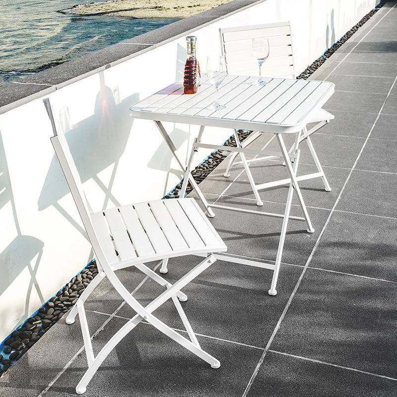 户外塑木白色桌椅阳台小茶几三件咖啡厅奶茶店室外折叠铁艺桌椅子,3C数码配件,其它配件,淘宝优惠券,粉丝福利购,淘宝优惠卷