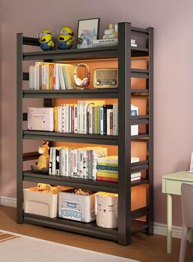 家用书架围物架童绘本YSB收纳架客儿厅书柜卧室书栏置架多层钢制