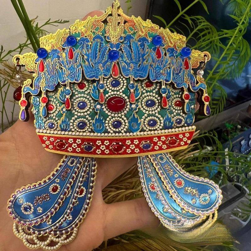 北孝京国博端SVC皇后凤冠装金属冰箱贴国吸风高颜值旅游纪念磁家