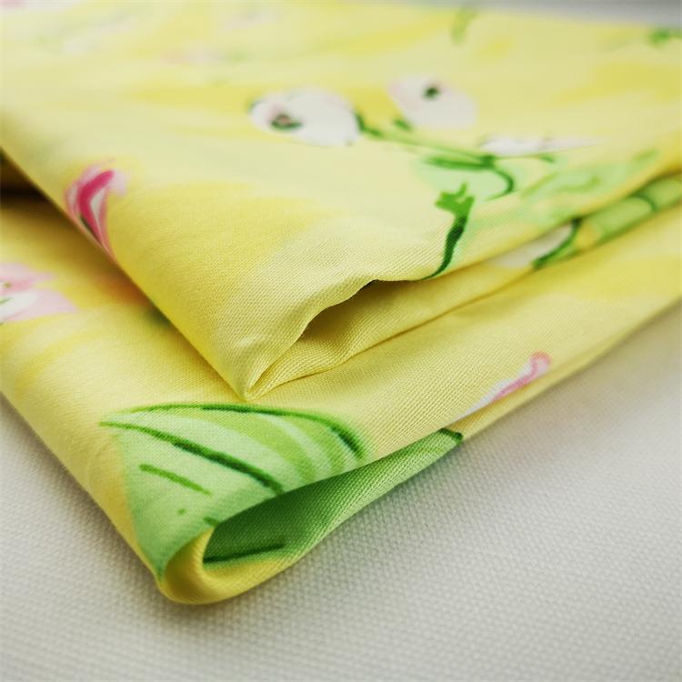 厂密家全棉棉贡缎756活高府绸布人布棉麻亚麻面料环保性数性印花