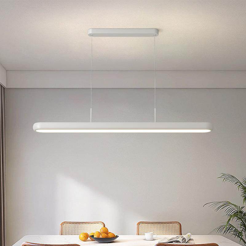 奶油约风一字长餐餐厅条吊灯全光谱护眼现代简创81751意大气饭厅,家装灯饰光源,智能吊灯,淘宝优惠券,粉丝福利购,淘宝优惠卷