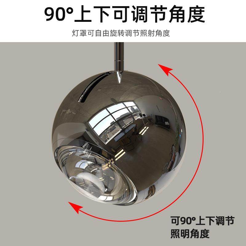 卧室床头悬珠小吊灯灯可眼调角207度轻奢现代简约创意护降可升吊,家装灯饰光源,智能吊灯,淘宝优惠券,粉丝福利购,淘宝优惠卷