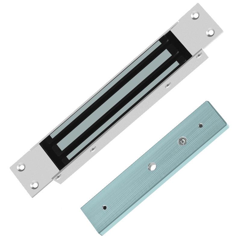 280入公280kg暗斤暗装磁力锁埋电磁式锁嵌入式电锁12V2线断电开锁