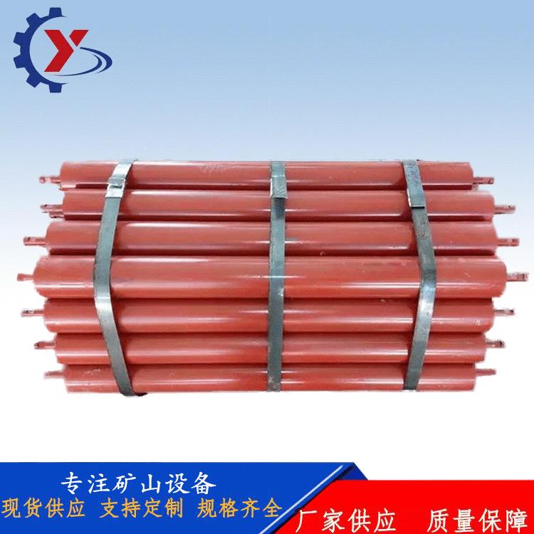 矿输托送机DTII型槽型不锈钢调心托辊支架NLT平行无动辊支力架用