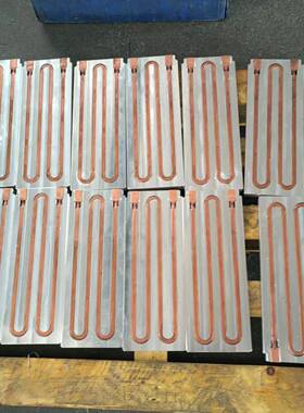 铝6061大-T6水加冷板igt摩擦焊水cnbc924工散热功率电池水液机械