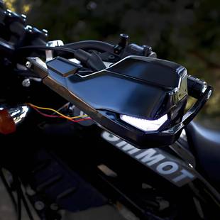 适用R150装凯越800X76097525手X摩托车改配件防摔护2流水转向摩旅