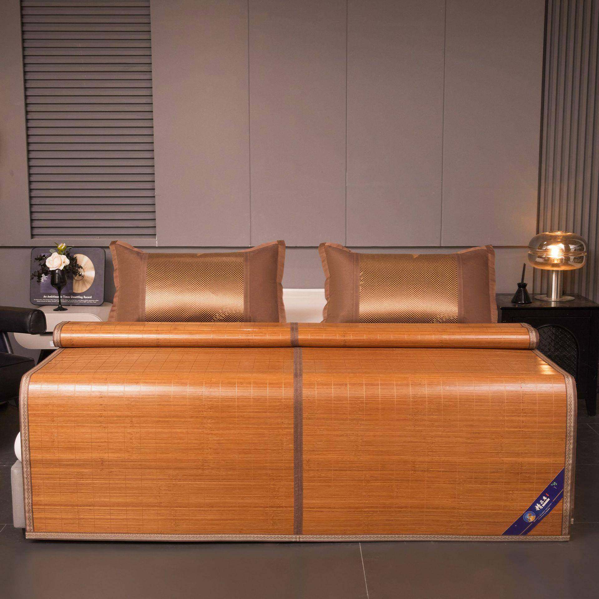 席席凉2面025常备夏季新款竹冰丝席子学生宿舍单人可折叠冬夏两用