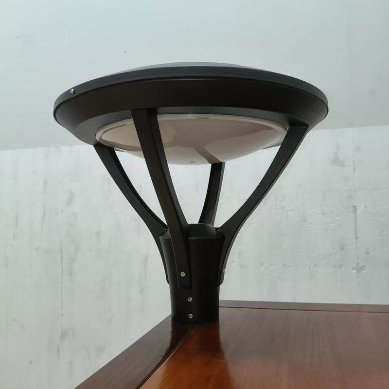 圆形庭院灯压铸铝厚散热LED60瓦宽压4条腿庭院灯具跨境贸易