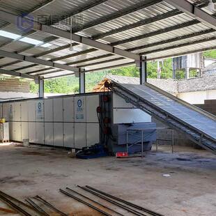 百信机械麻山药烘干机 麻山药片干燥机 网带式麻山药烘干设备